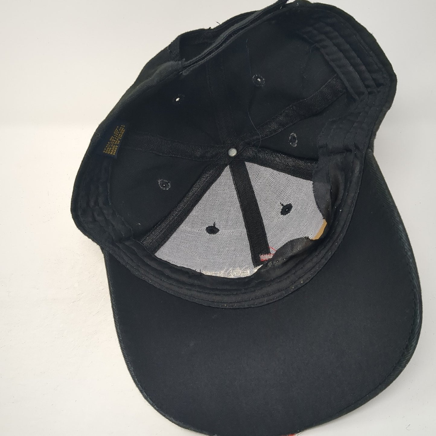 Cooper B-Line Strapback Baseball Cap Black One Size Adjustable Embroidered