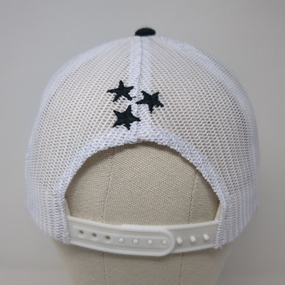 Uncle Nearest Premium Whiskey Trucker Hat Black One Size Adjustable Mesh Back