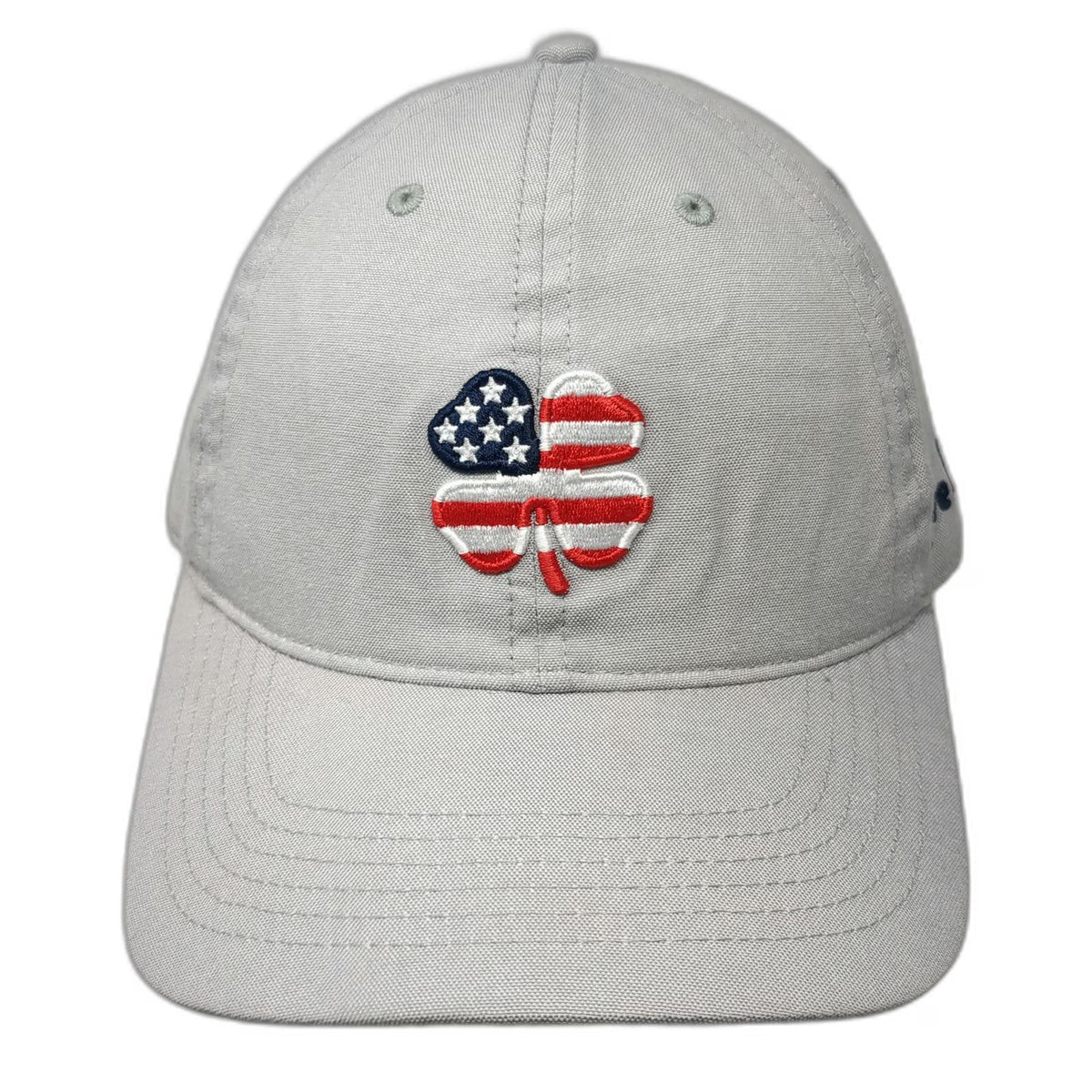 Black Clover Baseball Cap Gray One Size American Flag Clover Live Lucky Hat