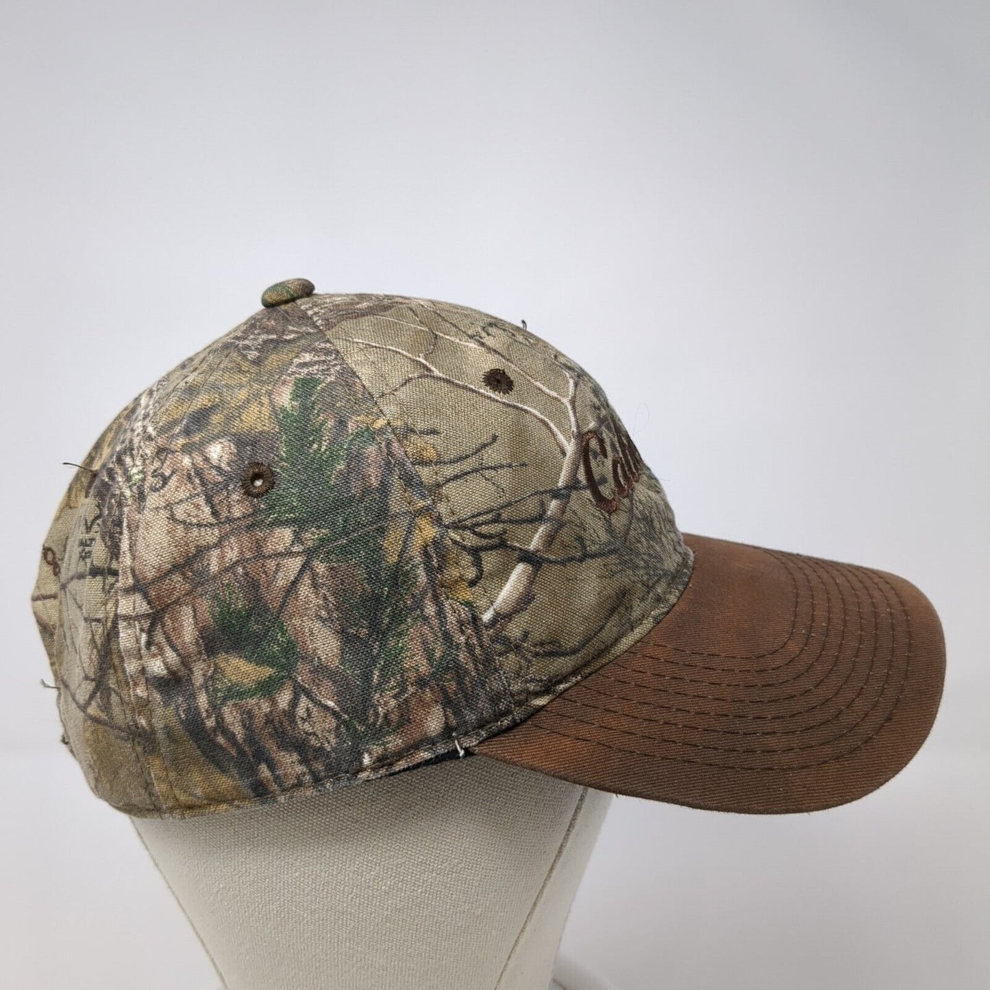 Cabela's Worlds Foremost Outfitters Strapback Hat Camouflage OS Adjustable