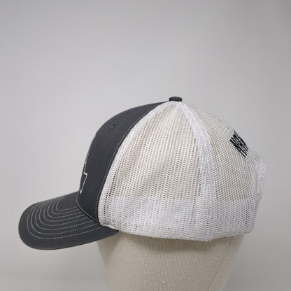 Grace Men Idaho Snapback Trucker Hat Gray One Size Mesh Back Colorblock