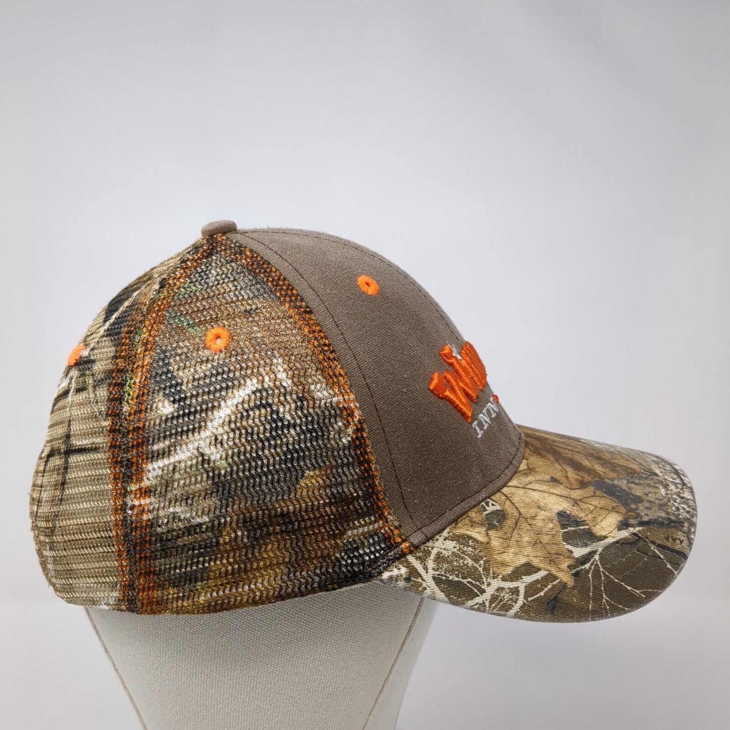 Winners Inn Casino Strapback Trucker Hat Camo One Size Mesh Back