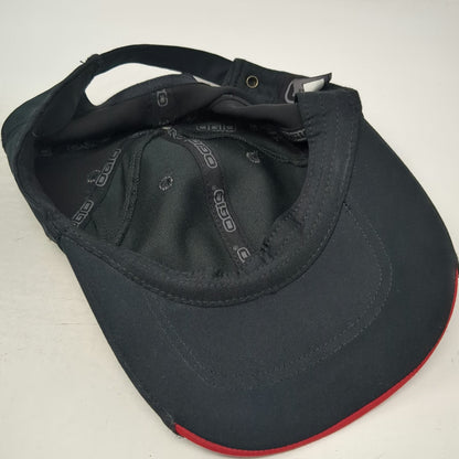 OGIO Baseball Cap Black One Size Polyester Slideback Hat Curved Brim Logo