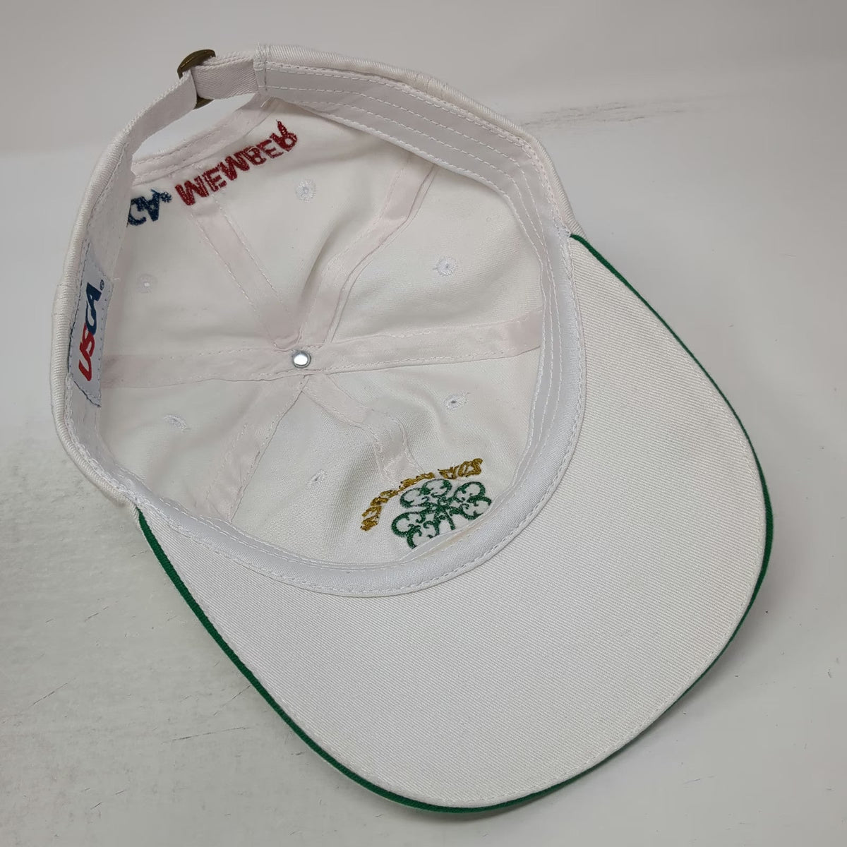 USGA Baseball Cap White One Size 2017 U.S. Open Erin Hills Clover Member Hat