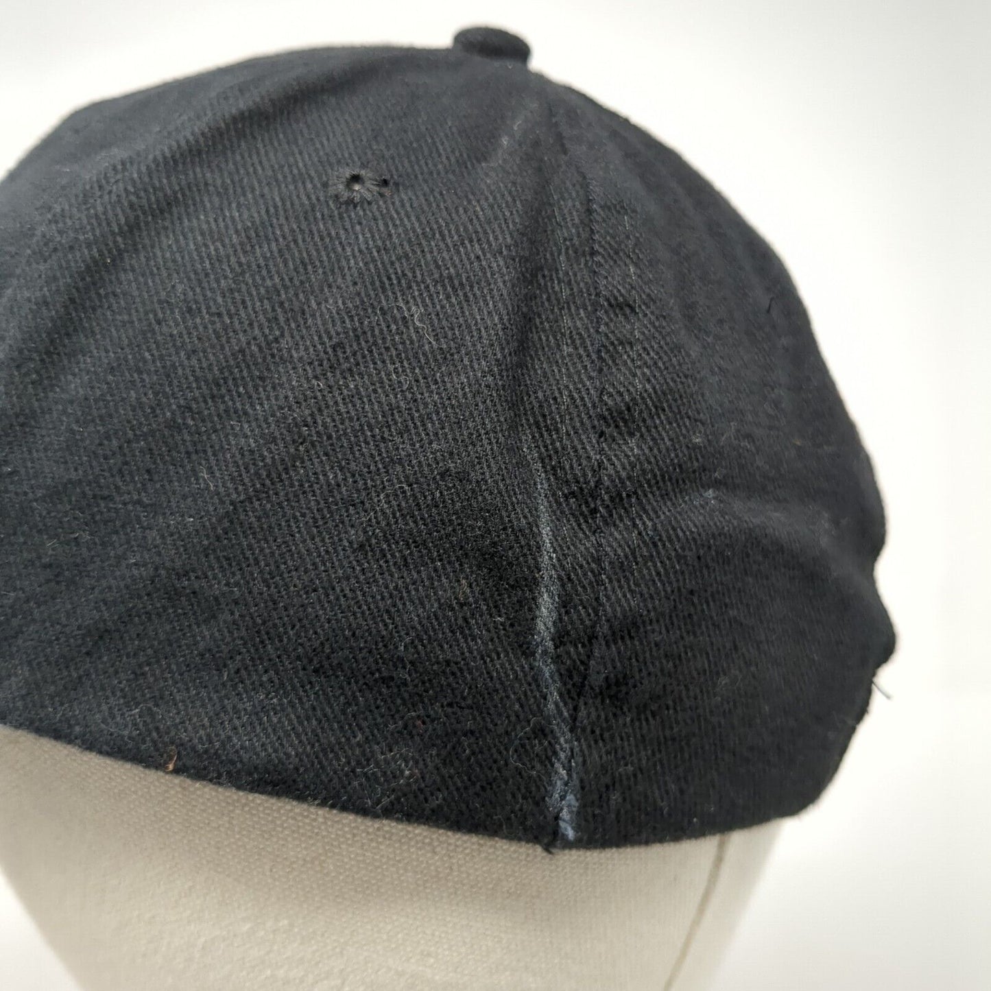 NRA Strapback Hat Black OSFA Adjustable Embroidered USA American Flag