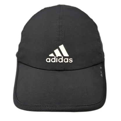 Adidas Baseball Cap Black One Size Climalite Moisture Wicking Slideback Hat