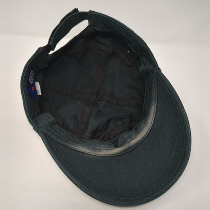Maverik Strapback Cadet Army Hat Black One Size Embroidered Solid HG
