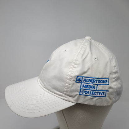 Albertsons Media Collective Slideback Hat White One Size Dri-Fit Nike