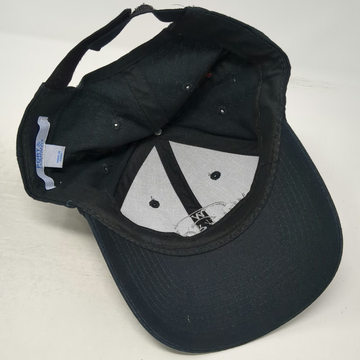 Port & Company Baseball Cap Black One Size Whitsons School Nutrition Hat Logo