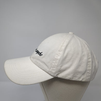 Cute But Psycho Slideback Baseball Cap White One Size Adjustable David & Young