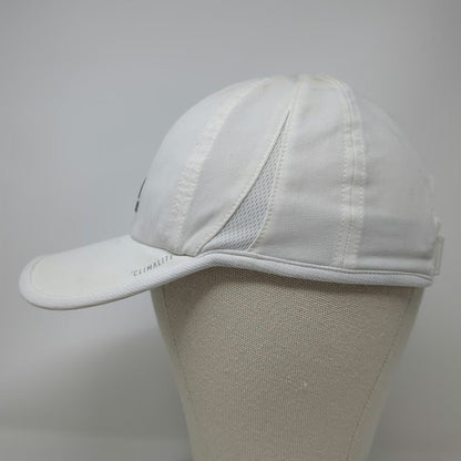 adidas Baseball Cap White One Size Climalite Mesh Performance Strapback Hat