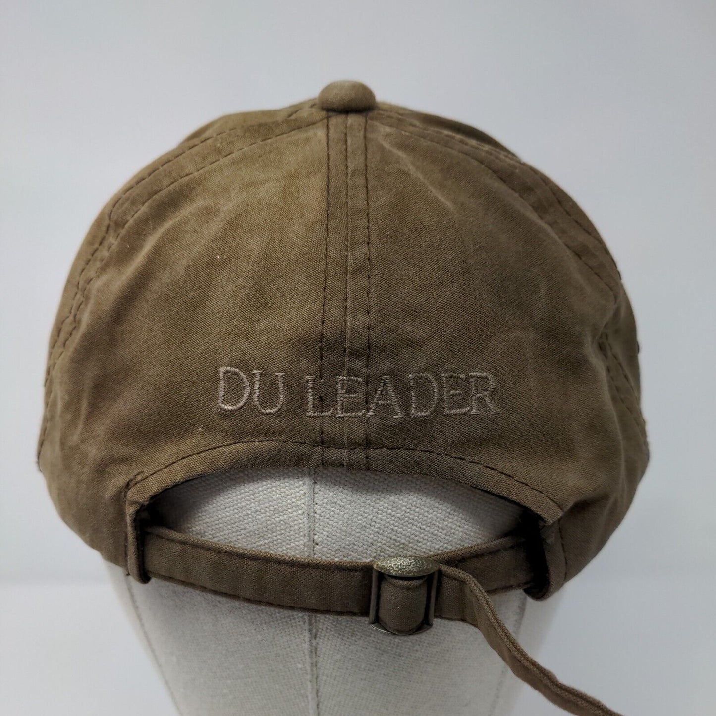 Ducks Unlimited Slideback Hat Brown OSFM Embroidered DU Leader