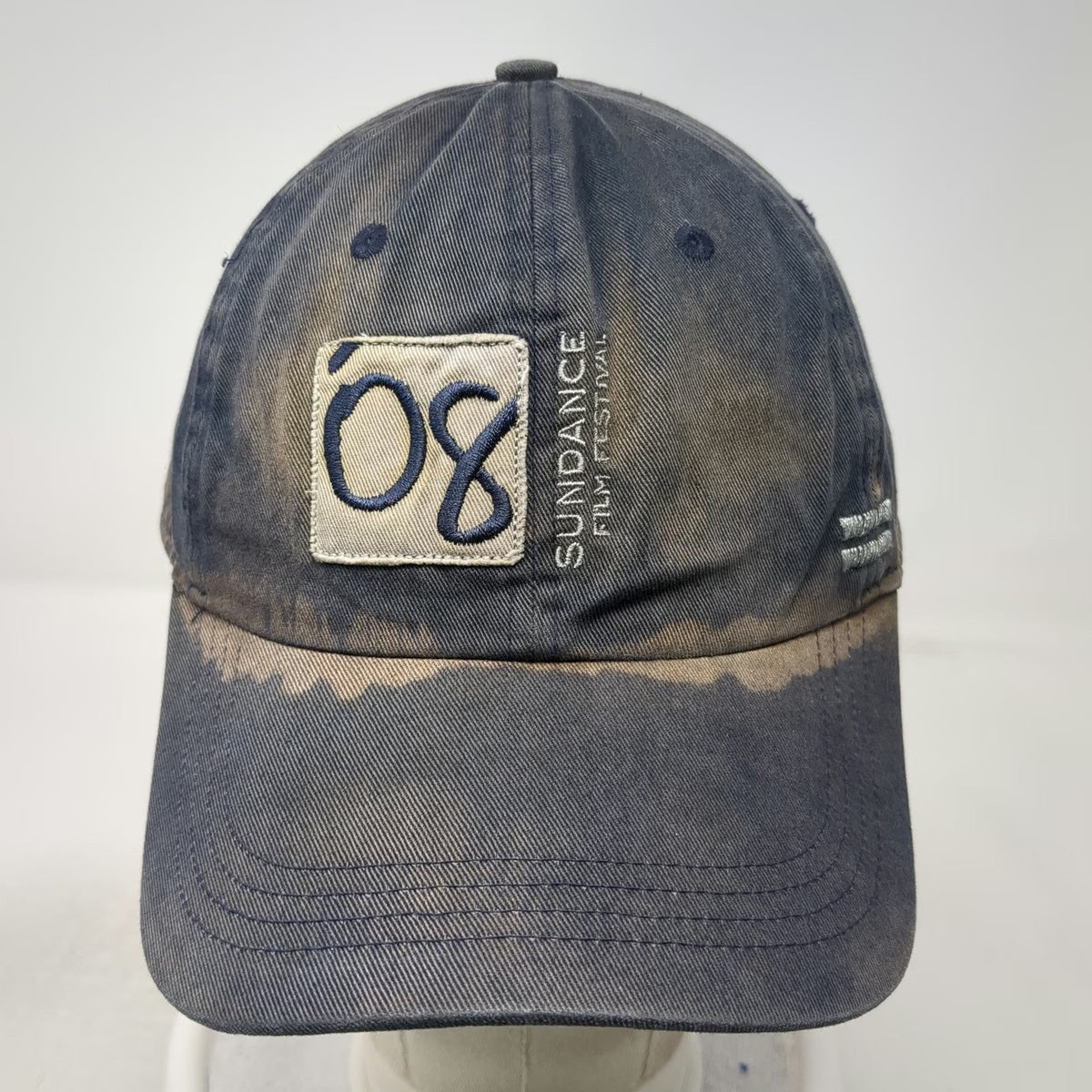Ahead Sundance Film Festival 2008 Baseball Cap Blue OSFM Hat Strapback Washed