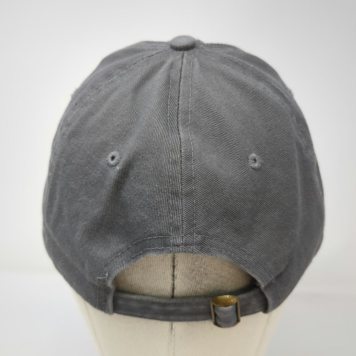 Quake City Caps Baseball Cap Gray One Size Slideback Hat Intuit Est 1983 Patch