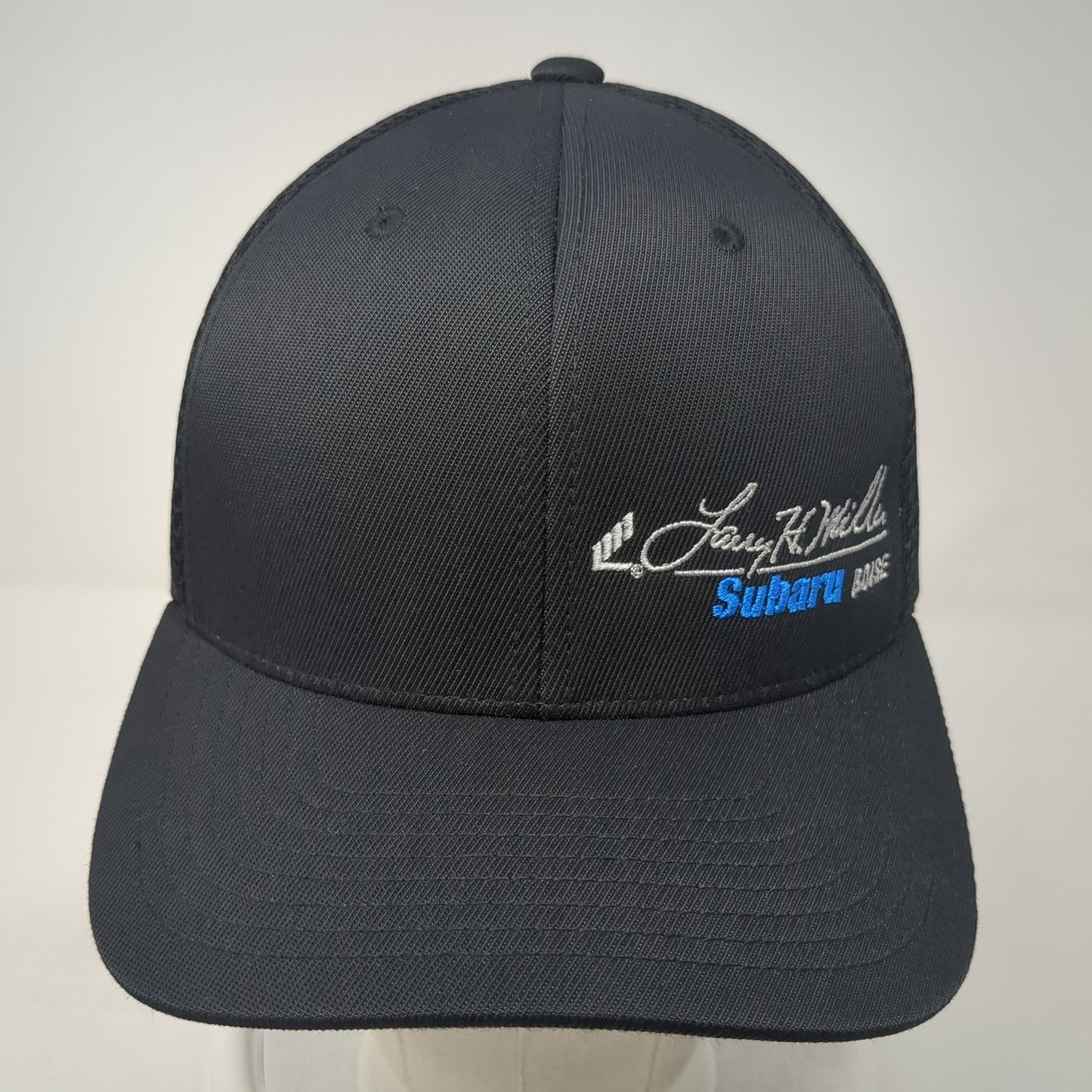 Larry H Miller Subaru Boise Baseball Cap Black Medium Mesh Back Flexfit Yupoong