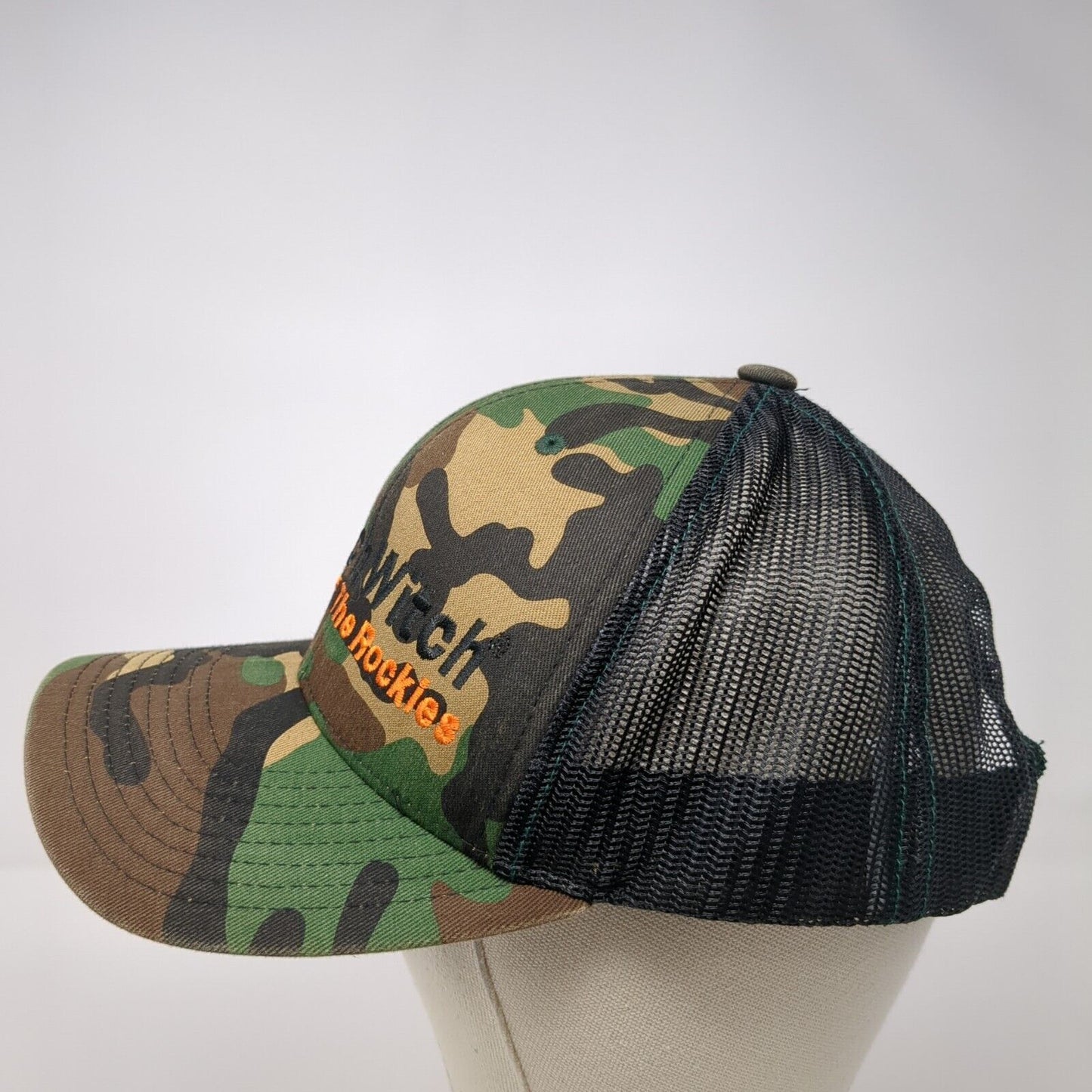 Ditch Witch of the Rockies Snapback Trucker Hat Camouflage One Size