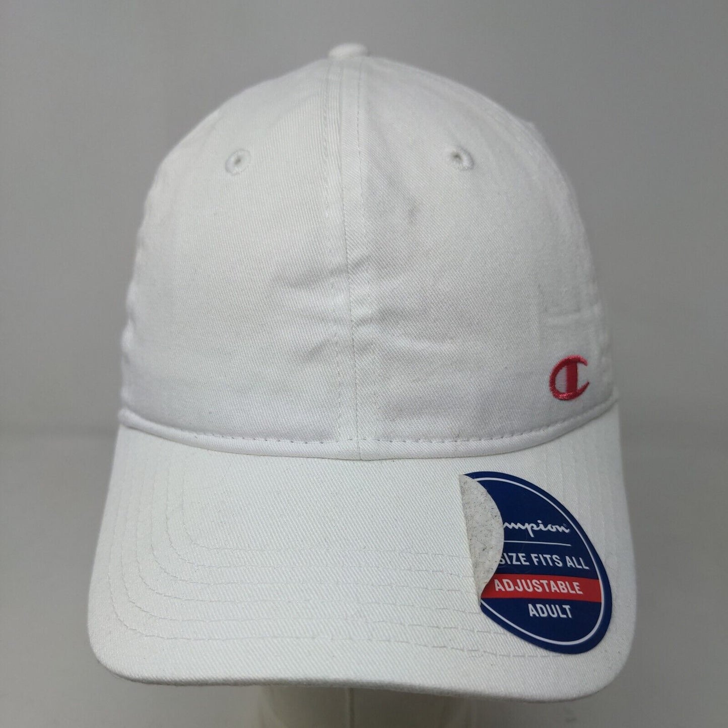 Champion Women's Slideback Hat White Size OSFA Embroidered Logo