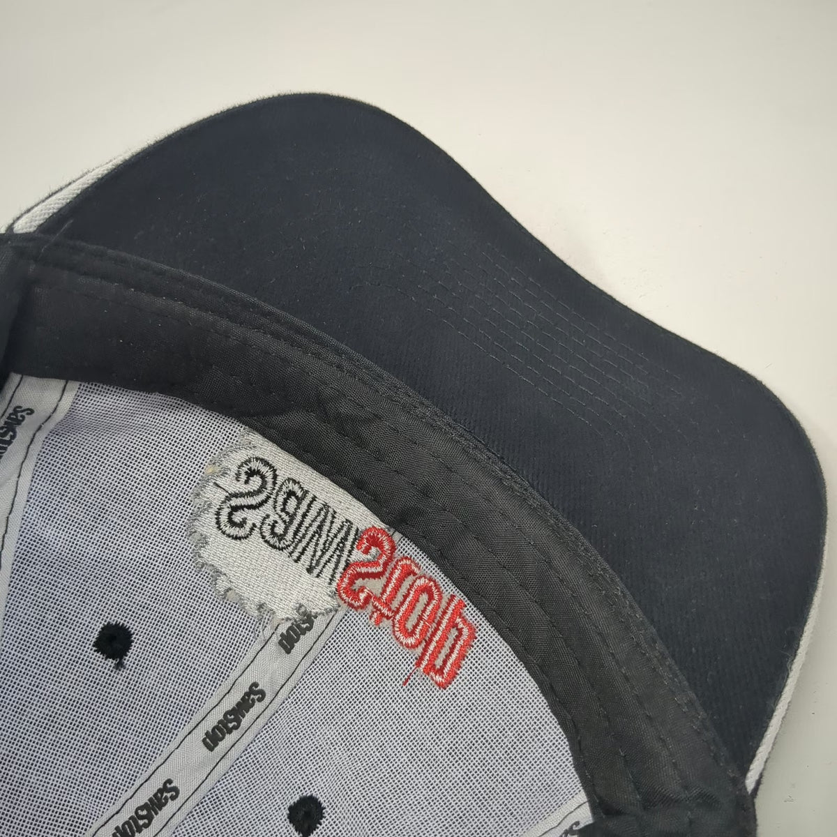 SawStop Baseball Cap Black One Size Strapback Embroidered Sandwich Bill Tool Hat