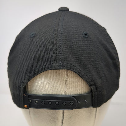 TravisMathew Snapback Black Hat One Size Arches National Park Utah Golf Patch