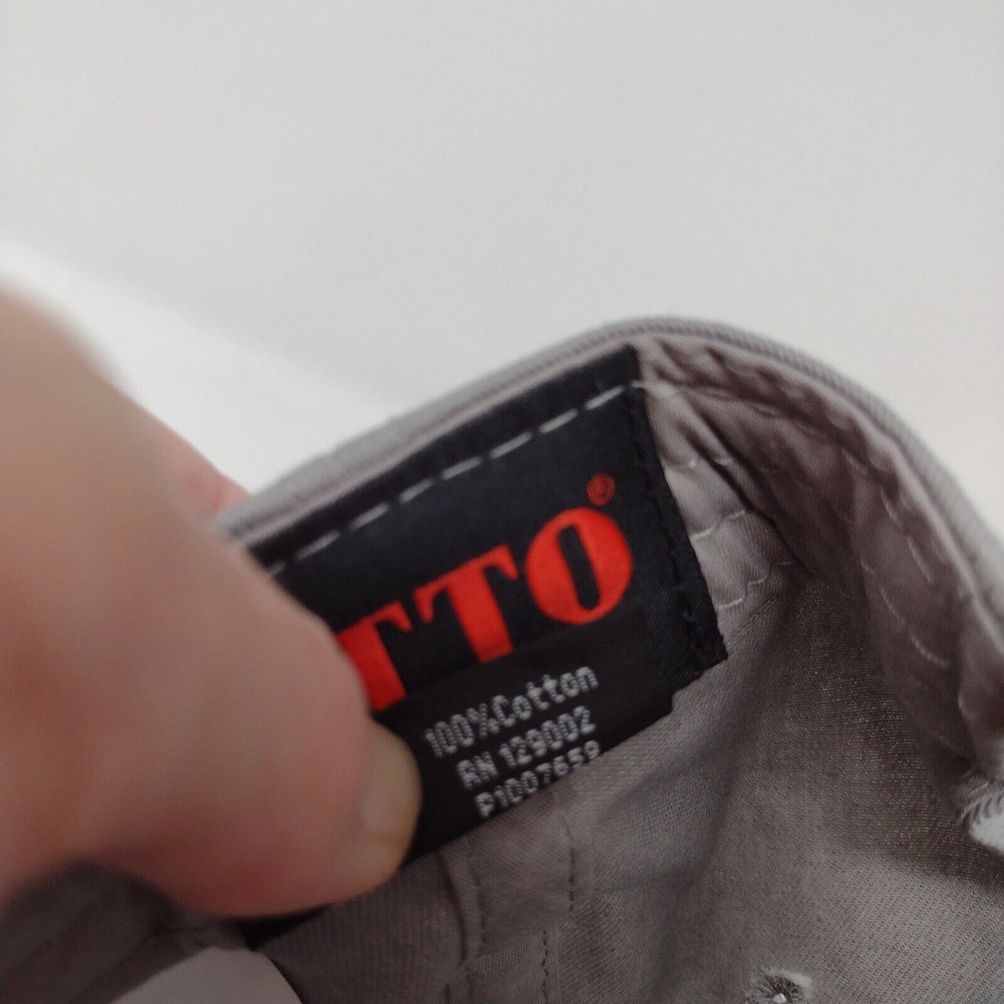 Otto Snapback Hat Gray OSFM Adjustable 6 Panel Vent Holes Colorblock