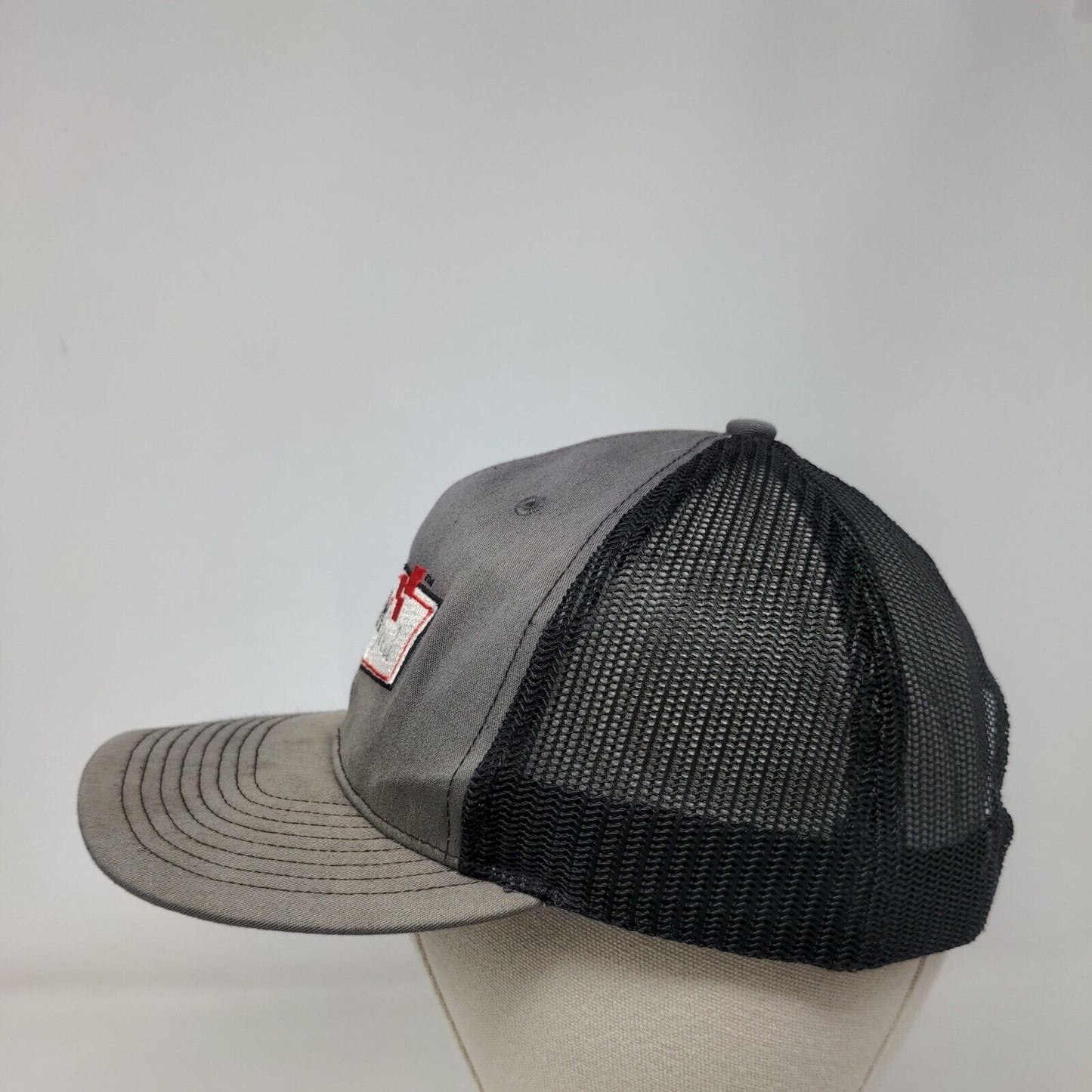 Gatlin Feed Snapback Mesh Back Trucker Hat Gray One Size Richardson