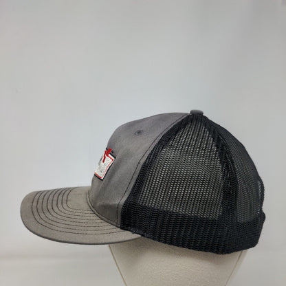 Gatlin Feed Snapback Mesh Back Trucker Hat Gray One Size Richardson
