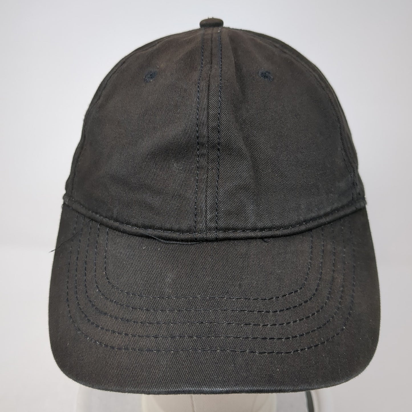 Unbranded Slideback Baseball Cap Black One Size Adjustable Lightweight Blank
