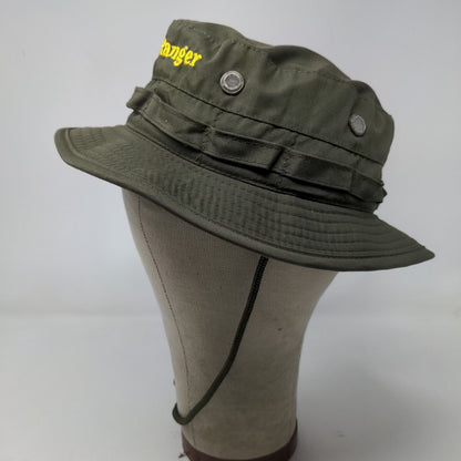 Wild Wild West Boy's Safari Bucket Hat Cotton Blend Green Size M