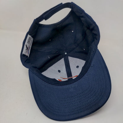 Tomorrow Men's Strapback Hat Blue OSFA Embroidered Chicago Bears Logo Polyester