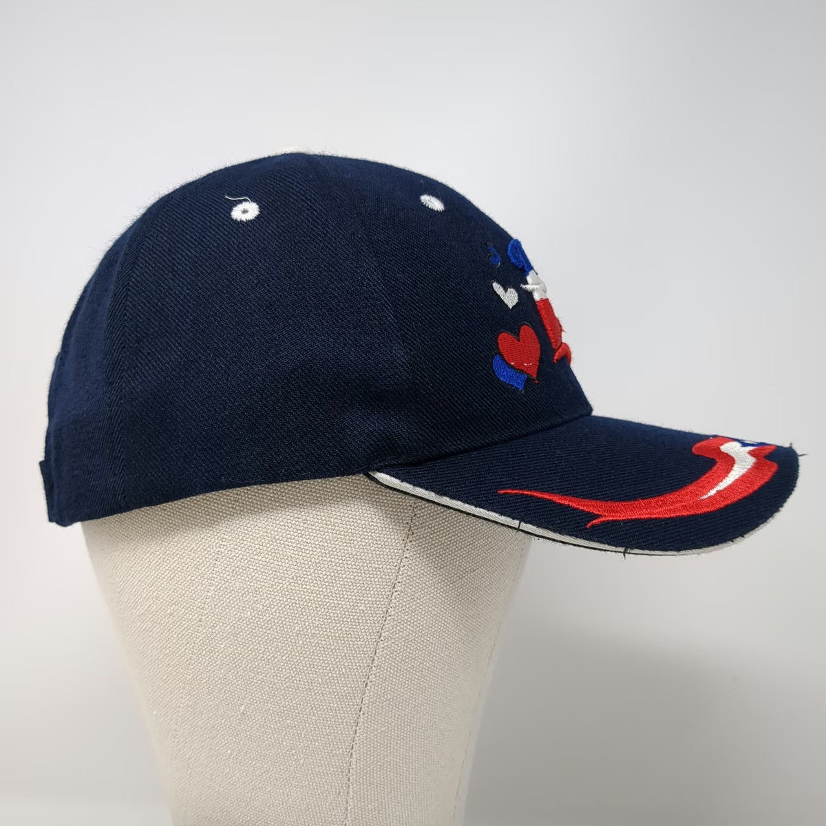 New York Design Baseball Cap Blue One Size Puerto Rico Flag P Rico 21 Hat