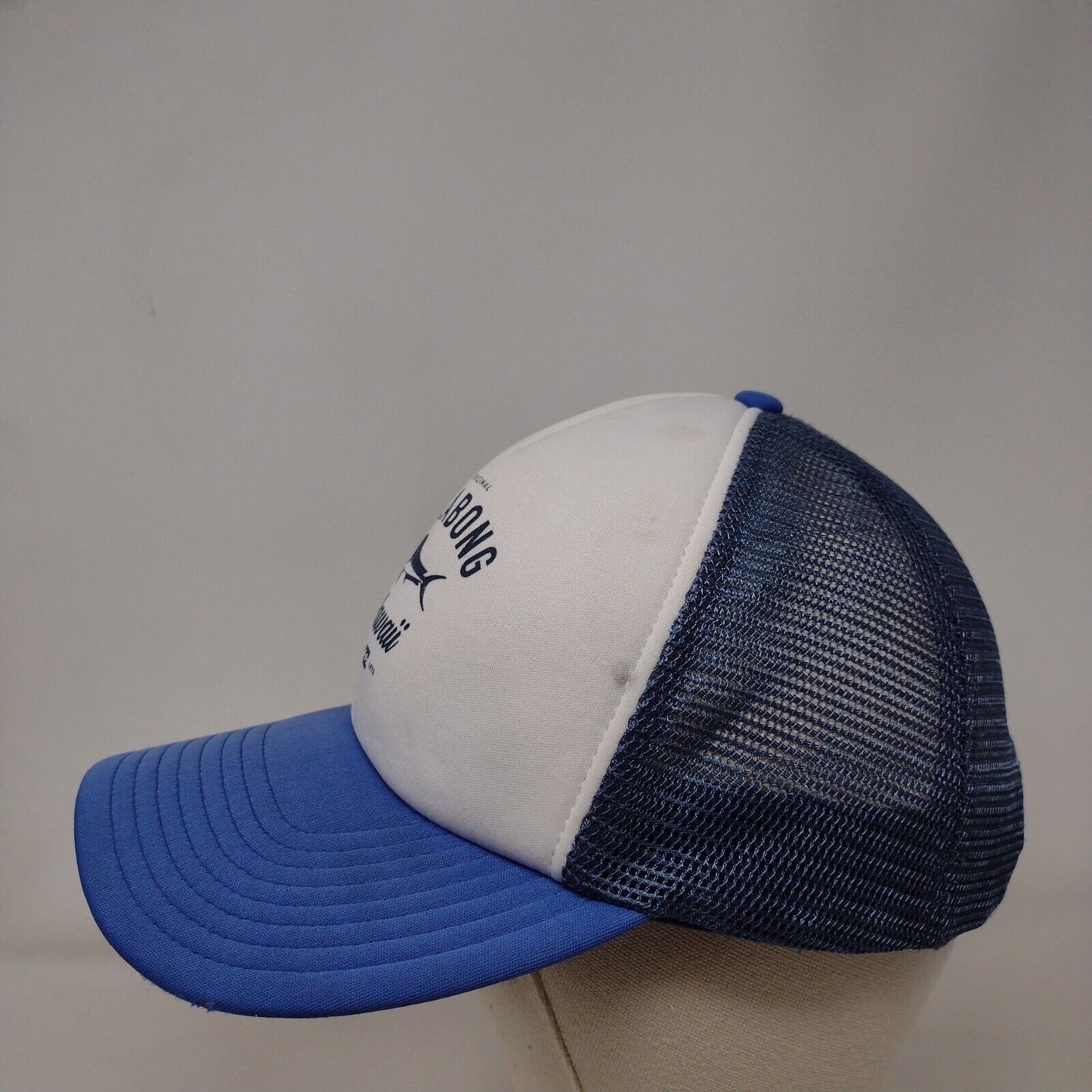 Billabong Hawaii Snapback Trucker Hat Blue One Size Mesh Back Colorblock