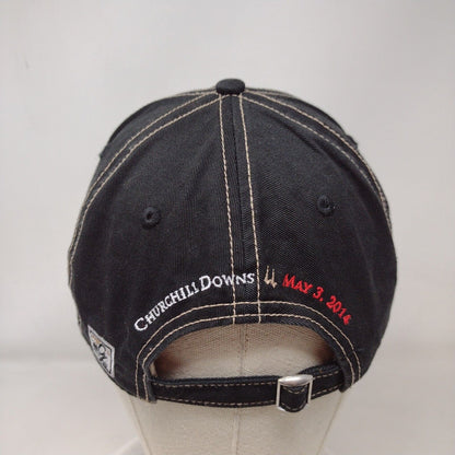 The Game 140th Kentucky Derby Slideback Hat Black OSFA Embroidered Logo Cotton