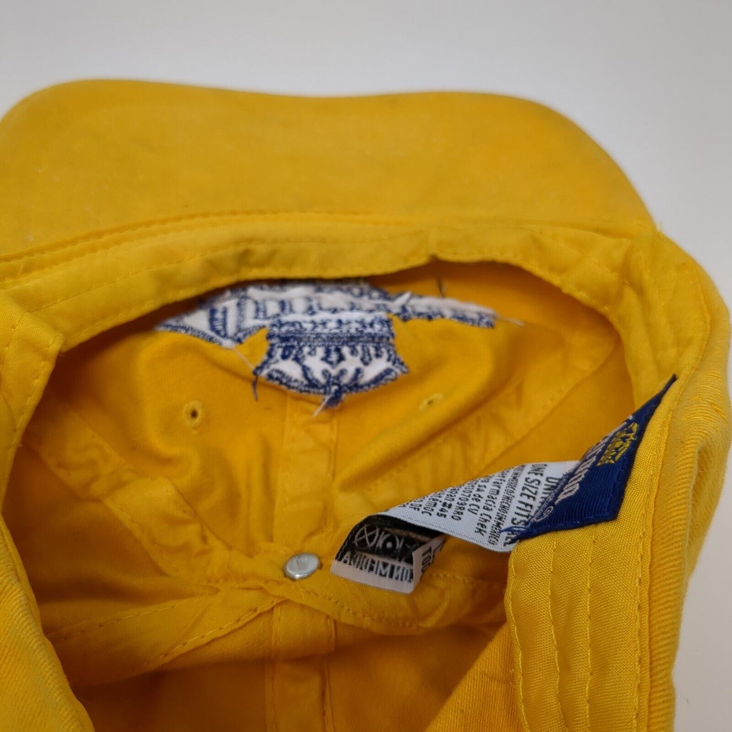 Corona Puerto Progreso Mexico Slideback Hat Yellow OS Adjustable Embroidered