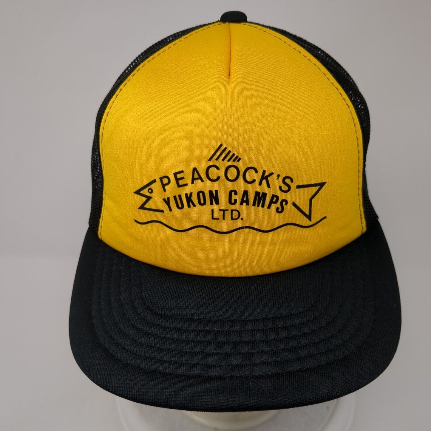 Peacock's Yukon Camps Snapback Trucker Hat Multi One Size Mesh Back