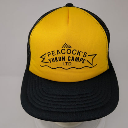 Peacock's Yukon Camps Snapback Trucker Hat Multi One Size Mesh Back