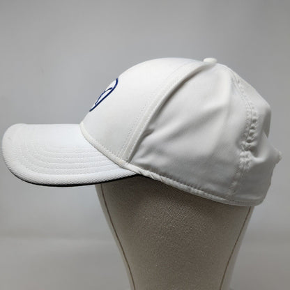 PUMA Dry Cell Slideback Hat White One Size Adjustable Solid 6 Panel