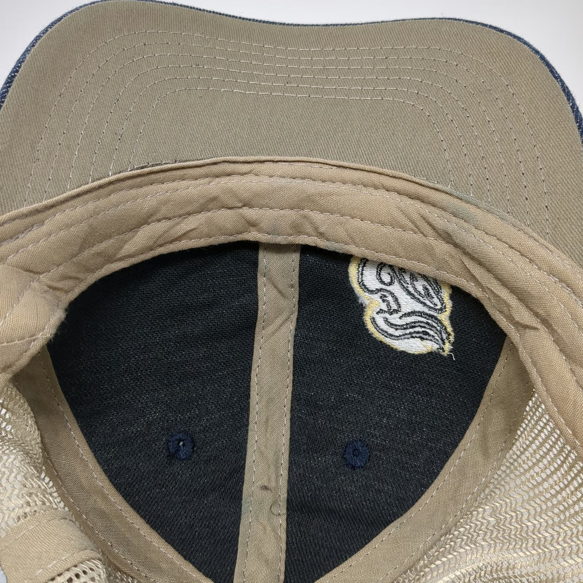 Union Resource Marketing Baseball Cap Blue One Size Denim Mesh Strapback Hat