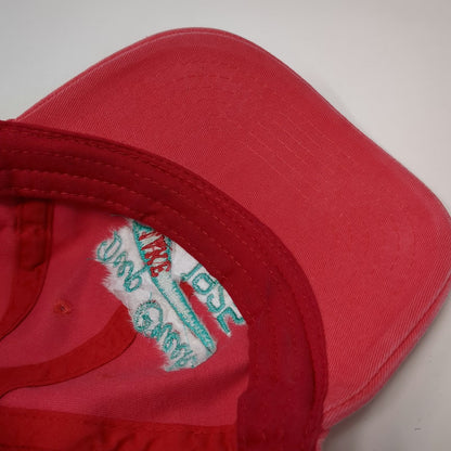 Jacobson Hat Red Baseball Cap OSFM Deep Creek Lake 1925 Embroidered Strapback