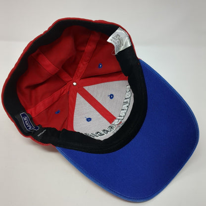 Polaris Racing Fitted Hat Red One Size Embroidered Outdoor 6 Panel
