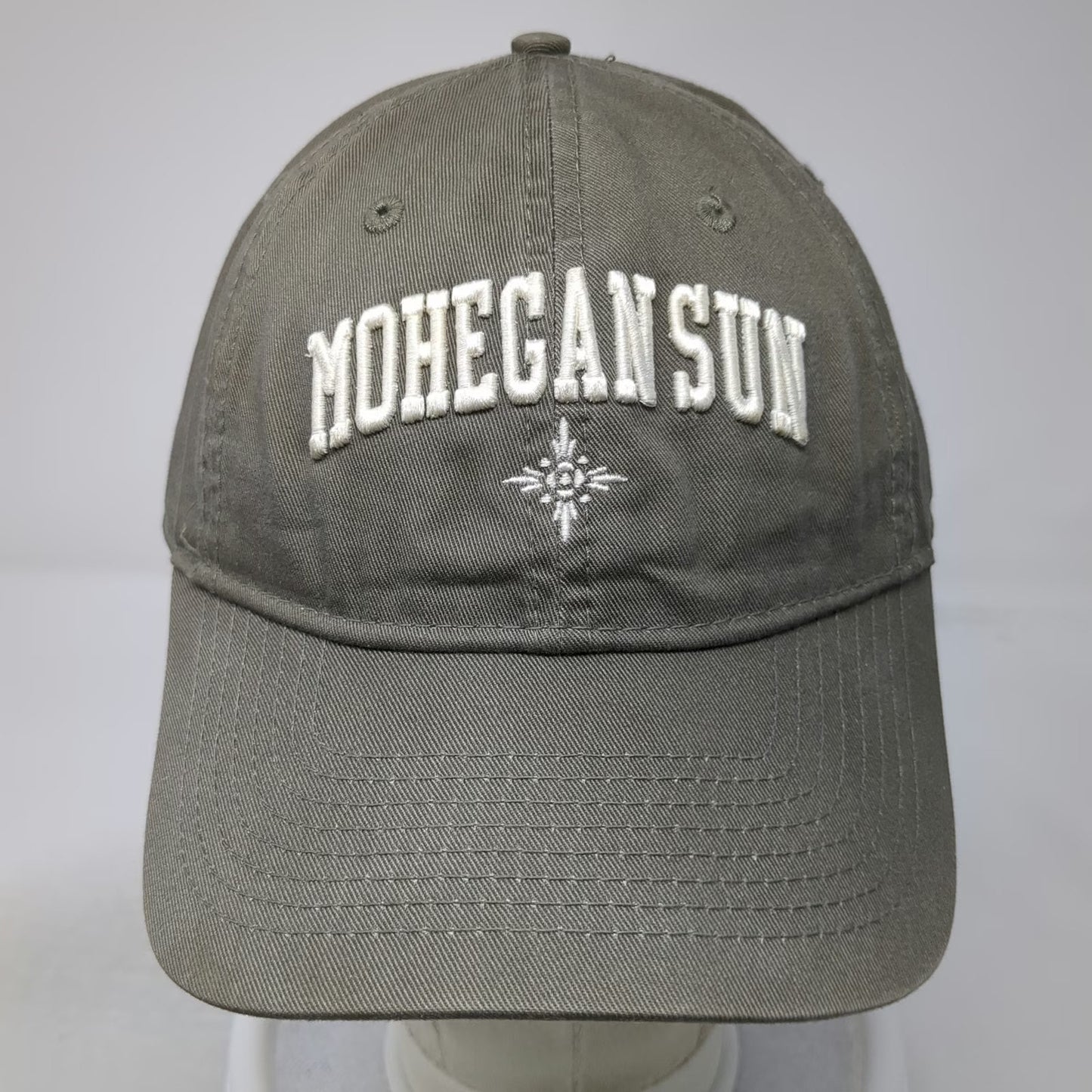 Mohegan Sun Baseball Cap Green One Size Cotton Slideback Embroidered Star Hat