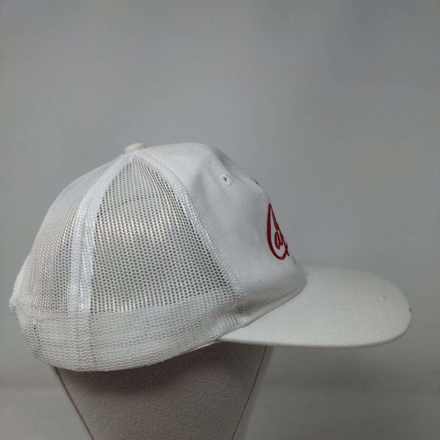 Capone's Coal Fired Pizza Snapback Mesh Back Trucker Hat White One Size