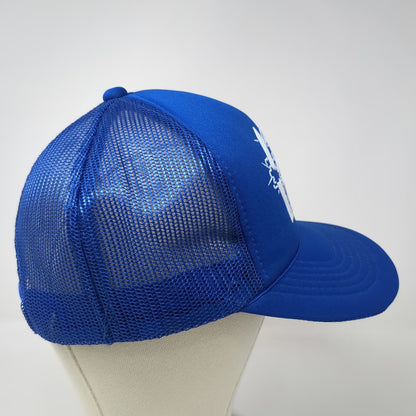 AA Headwear Trucker Hat Blue OS Slam Patriot The Scud Missile Gulf War Snapback