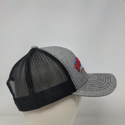 NE Where Transport Snapback Mesh Back Trucker Hat Gray One Size Colorblock