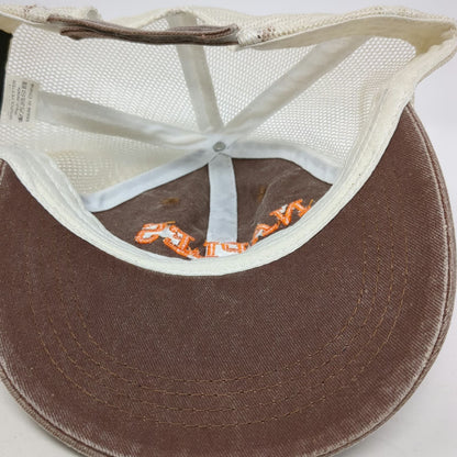 Magu Distributors Brown Baseball Cap One Size Naples Florida Mesh Strapback hat