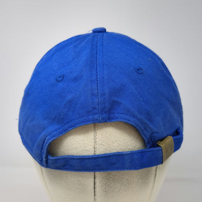 City Hunter Baseball Cap Blue One Size Embroidered Pink Flamingo Cotton Hat