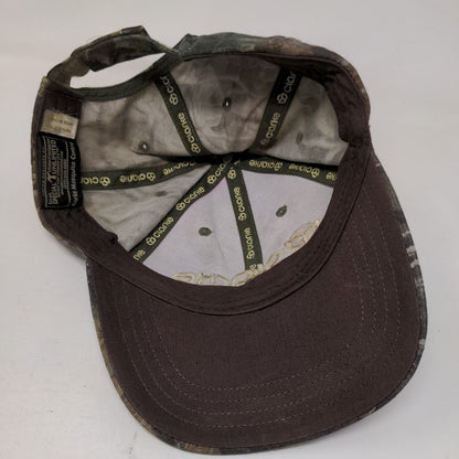 Clarke Strapback Hat Camouflage One Size Embroidered Adjustable