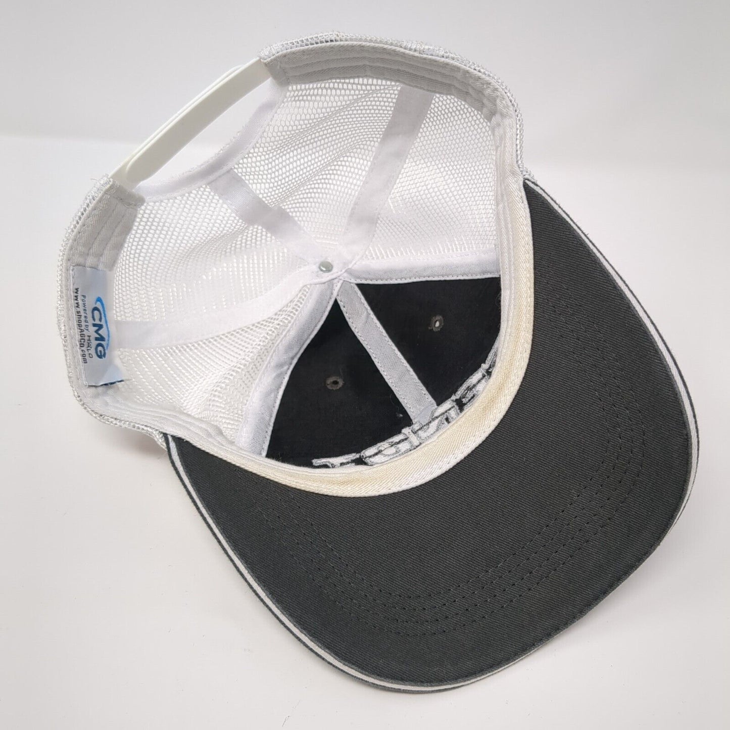 Fendt Agri-Service Agco Parts Snapback Trucker Hat Gray OSFA Mesh Back CMG Halo