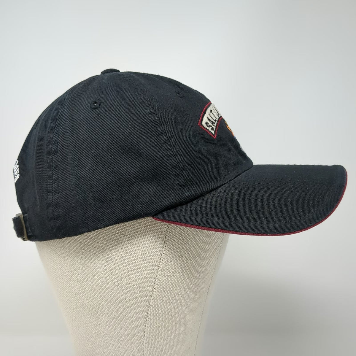 American Needle Baseball Cap Black One Size Salt Lake 2002 Olympics Winter Hat