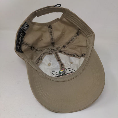 Arnold Palmer Invitational Bay Hill Strapback Hat Tan One Size Classic Fit Ahead