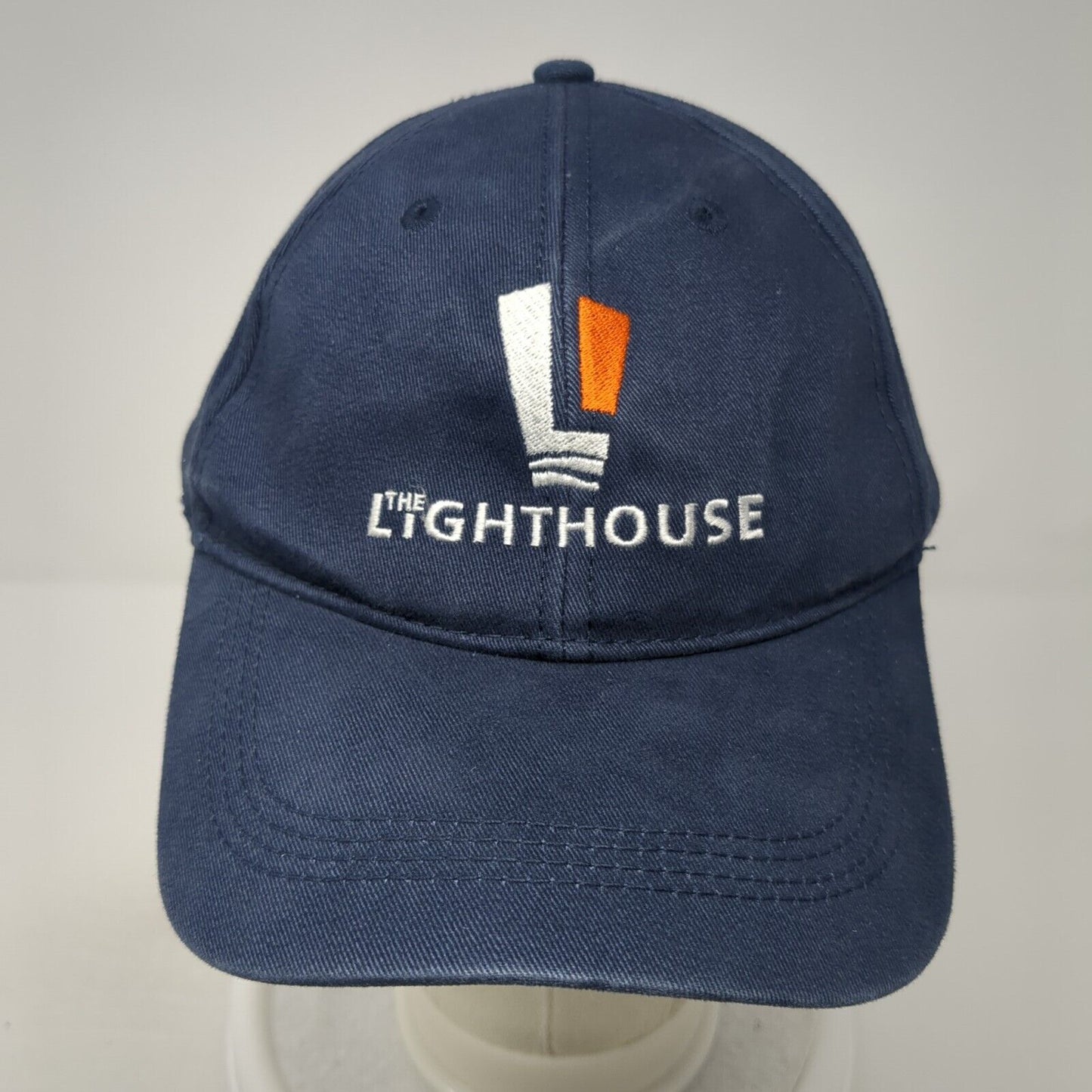 The Lighthouse Strapback Baseball Cap Blue OS Adjustable Embroidered Velocity